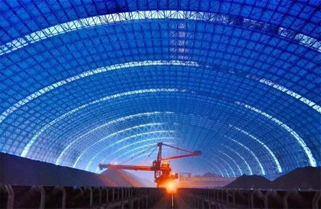 钦州亿优钢构工程师为您解析原料场封闭技术的特点和类型